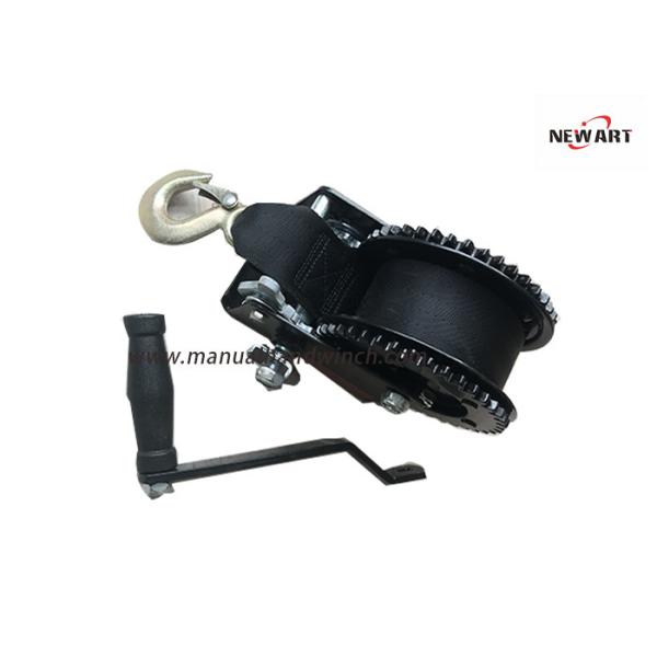 Buy Double Gears Manual Drum Winch ,Two Way Hand Winch / Mechanical Drum Winch With Two Way Ratchet at wholesale prices