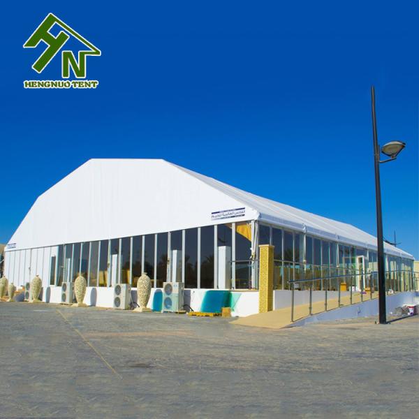 Aluminum Frame 30x50m Polygon Tent PVC Fabric For Luxury Car Show