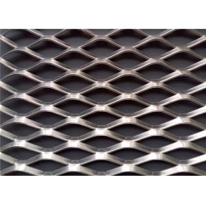 Heavy Stainless Steel Expanded Metal Mesh Strong Tensile Strength