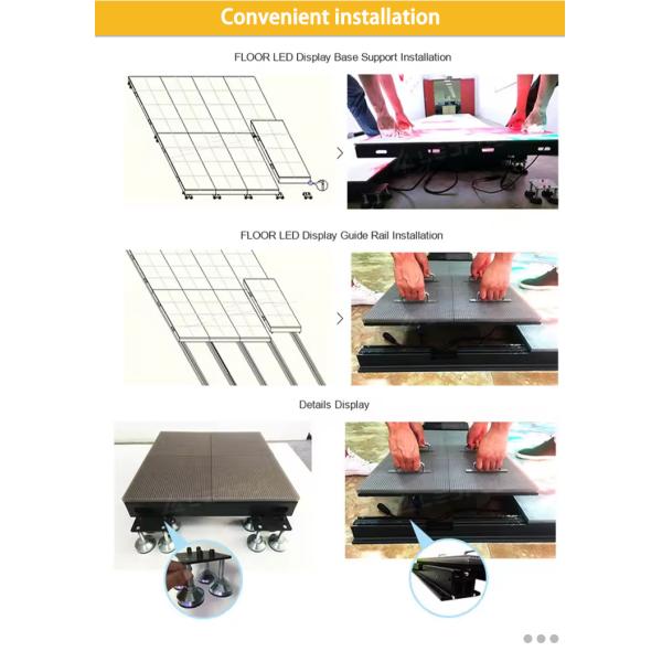 Full Color Dance Floor LED Screen P4.81 LED Screen Floor Tiles With SDK Function