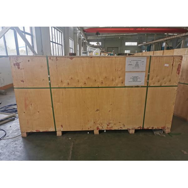 Touch Screen Bag Palletizer Machine in operation