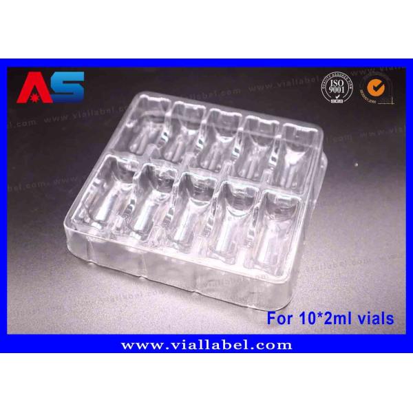 Buy 55um PET Transparent Blister Packaging for 10 x 2ml Vials – Ready to Ship, Durable, Eco-Friendly, Factory Direct at wholesale prices
