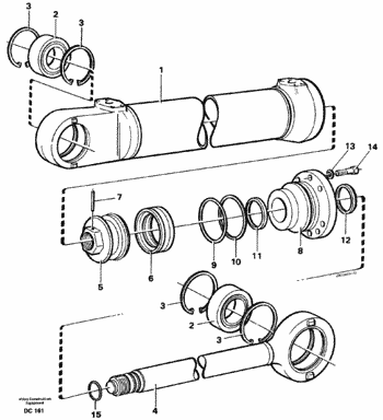 VOE 6630637 6630637 VOE6630637 Cylinder Sealing Kit Fits SUNCARSUNCARVOLVO 4300
