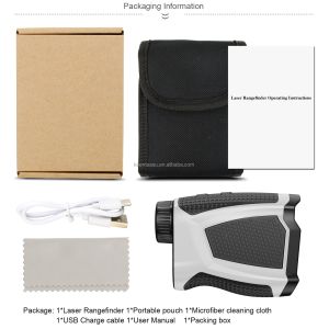 kaemeasu Handheld Rechargeable OEM Hunting Golf Laser Rangefinder With Magnet