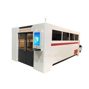 China Servo Motor Drive System Metal Laser Cutting Machine With Laser Power 1500W-6000W on sale