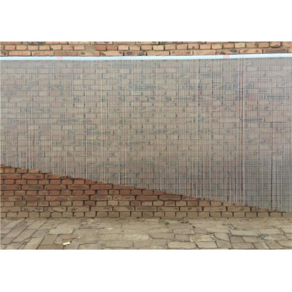Hanging Door Aluminium Chain Fly Screen 2.0mm Metal Chain Link Curtain