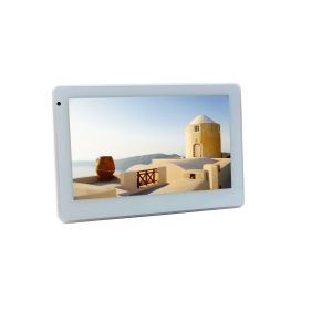 Android 7'' Wall Mount Tablet PC With NFC Reader LED Light Bar For Meeting Room