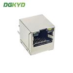 DGKYD511B109AB2A1D 1X1 180 Degree RJ45 Ethernet Connector With LED