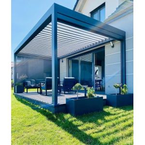Luxury Freestanding Patio Aluminum Waterproof Outdoor Garden Pergola Chinese