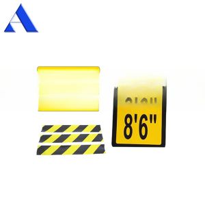 Acceptable Zebra Mark Weight Elevation Triangle Warning Shipping Container Decal