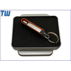 PU Leather 1GB USB Memory Stick Thumb Drive Customized Printing