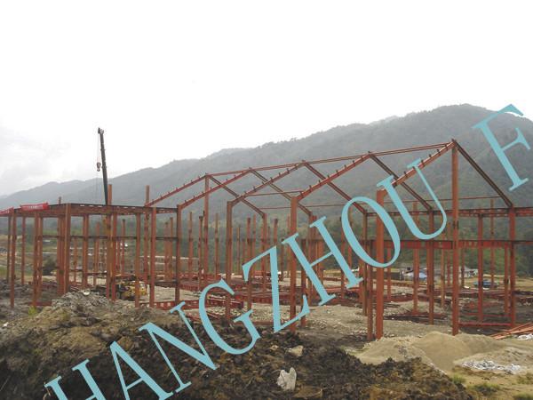 Buy Clear Span Prefabricated Structural Steel Buildings Galvanized Painted Column at wholesale prices