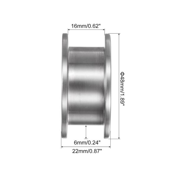 ZINC PLATED Stainless Steel Sliding Gate Double Bearing Rollers for Inverted Track