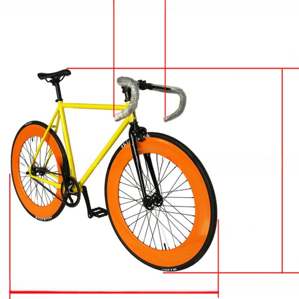 Aluminum Alloy Rim 80MM 700C Lugged Frame CR-MO 4310 Steel SRAM 2S Bicycle with Steel Fork