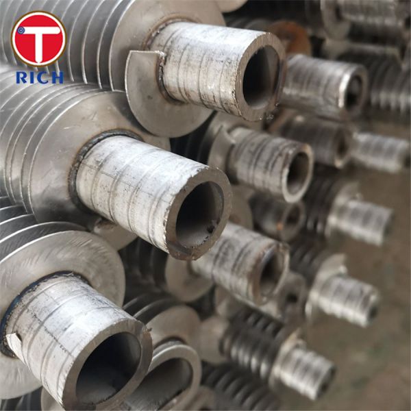 KL Type Fin Tube Stainless steel Knurled L Footed Finned Tube For Heat Exchanger