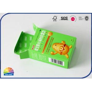 Outer Wrapping Foldable Medicine Packaging Paper Box Recycled