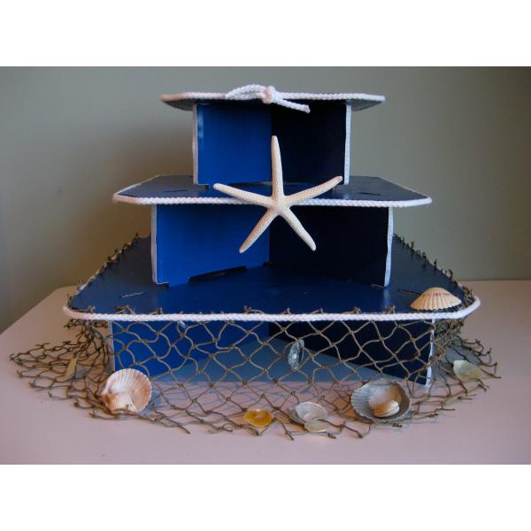 Lightweight Cardboard Cake Stand For Wedding / Birthday Party PMS Color