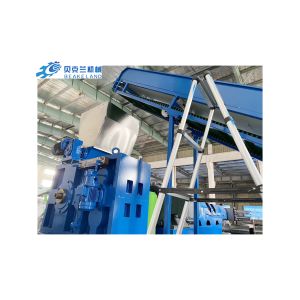 Watering Die Face Hot Cutting Plastic Pelletizing Recycling Machine Granulating