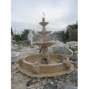Water Pool Fountain Decorative 2m Stone Mermaid Statue