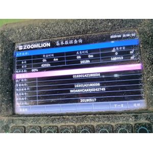 2018 Zoomlion 56m Truck-Mounted Concrete Pump with 6 Sections RZ Fold Boom and