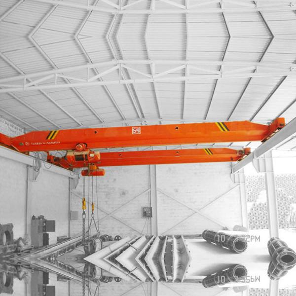 Metallurgical Single Girder Overhead Travelling Crane Wireless Remote Control
