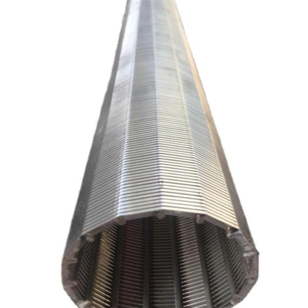 Cylinder Liquid 7mm Johnson Screen Filter , Stainless Steel Filter Element