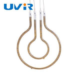 230V 1500W Gold Reflector Ring Infrared Lamp 80mm