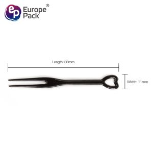 Wholesalehigh quality heart-shaped disposable plastic dessert fork