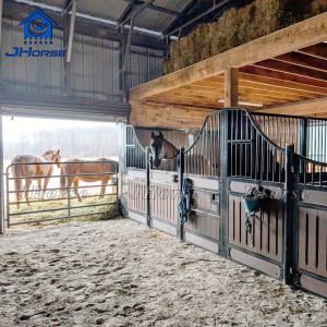 8ft Customized Frame Width Portable Horse Stall Panels For Horse Stable Stall