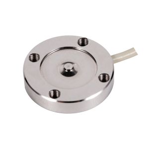 Quality Thin Compression Load Cell Donut Load Cell With Threaded Holes for sale