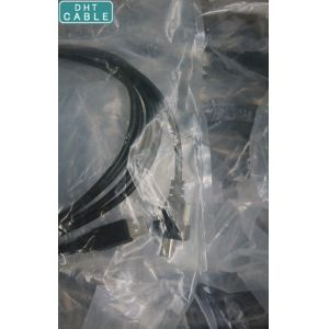 4 Pin Male Contacts Camera USB Cable 100% Pure Copper With Screw Lock Connection