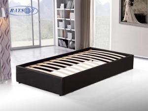 Quality Home Furniture Hotel Bed Base Metal Slat Fabric Material for sale