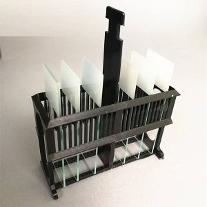 Buy cheap Histology Tissue Slide Glass Staining Jar Staining Rack Pathology microscope from wholesalers
