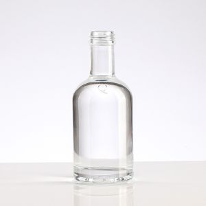 50ml 100ml 250ml Glass Spirit Bottles with Screw Cap Hot Stamping Surface