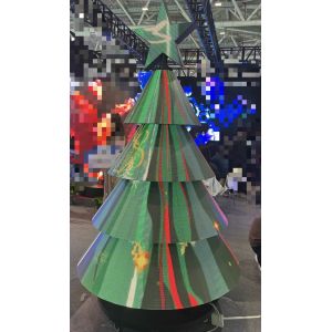 Customized Led Display Panel P3mm Flexible Shapes Lightweight Construction