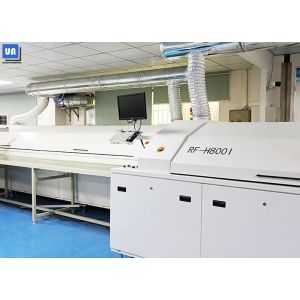 PLC PC 10 Zones SMT Reflow Oven Machine Lead Free Assembly Line