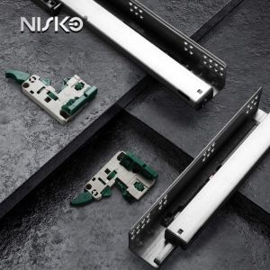 Soft Close Concealed Undermount Drawer Slides 3D Adjustable Hardware