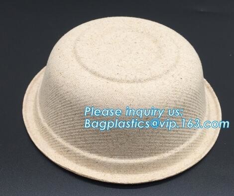 Sugarcane Bagasse Disposable Salad Bowl,biodegradable compostable sugarcane