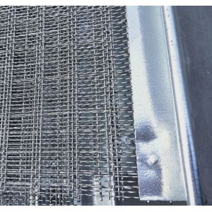 Poly Ripple Rectangular Shape Aperture Vibrating Screen Wire Mesh