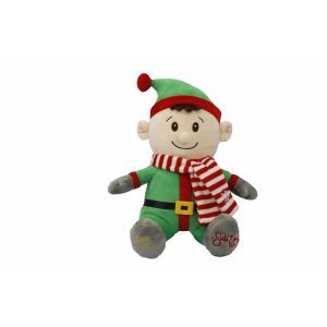 Electric Embroidery Cartoon Boy Plush Christmas Gift Toy
