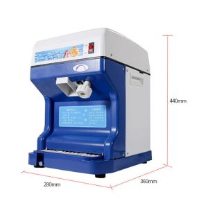 Electric Commercial Smoothie Ice Shaver with 2000ML Capacity and Automatic