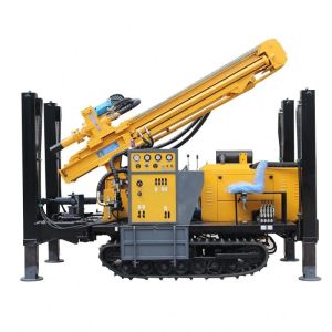 200m Borehole Drilling Machine/Borewell/Hydraulic Crawler Mounted Pneumatic