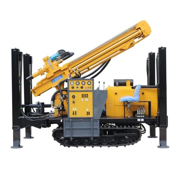 200m Borehole Drilling Machine/Borewell/Hydraulic Crawler Mounted Pneumatic