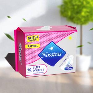 Quality Private label super absorbent ultra thin sanitary towel comfortable surface sanitary napkin with wings for sale
