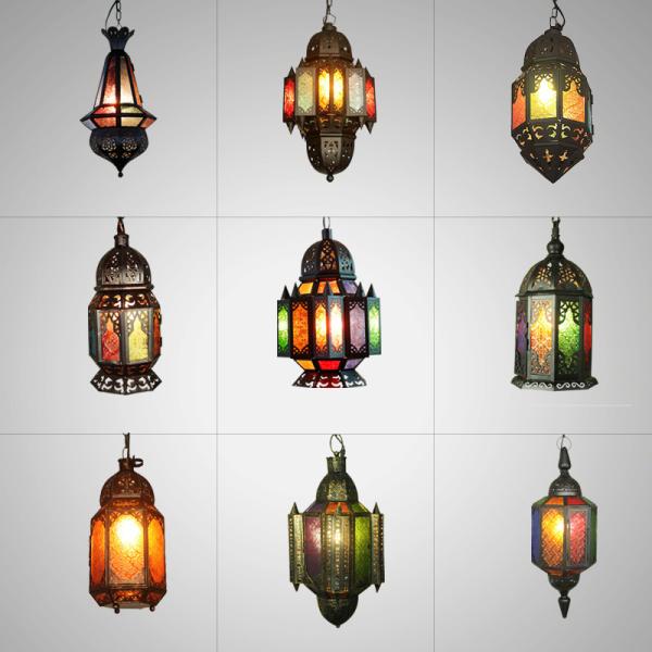 Buy Bohemia Black coffee shop pendant lights Southeast pot color bar garden pendant lamp(WH-DC-40) at wholesale prices