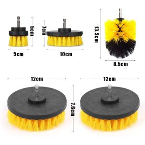 Polypropylene Scrub Medium Stiff Drill Brush Attachment 5pcs Per Set