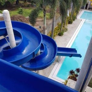 220 M3/H 12mm Fiberglass Water Park Slide For Children Water Park Play Equipment