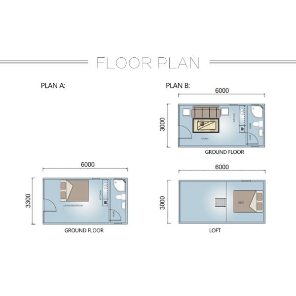 Small Light Steel Frame Wood Bungalow Easy To Install Tiny House Living For Travel