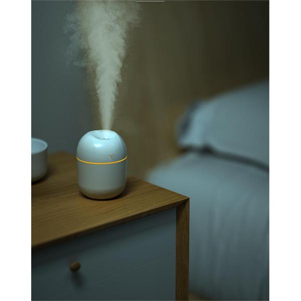 USB RGB Light Mini Car Water Drop Desktop Aromatherapy Air Humidifier for Household