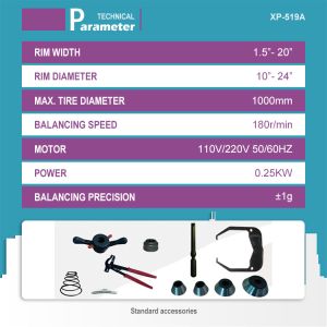 Automatic Automobile Tyre Maintenance Car Wheel Balancer